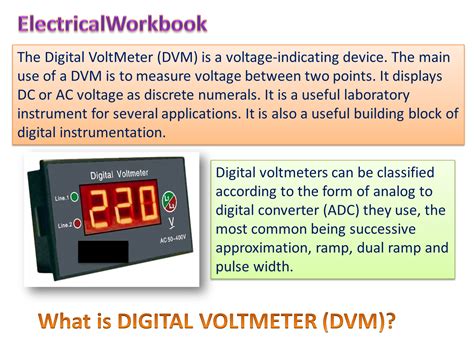 dvm full form in electronics|Digital Voltmeter (DVM) .